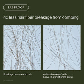 Living Proof product label and ingredient panel highlighting protective claims