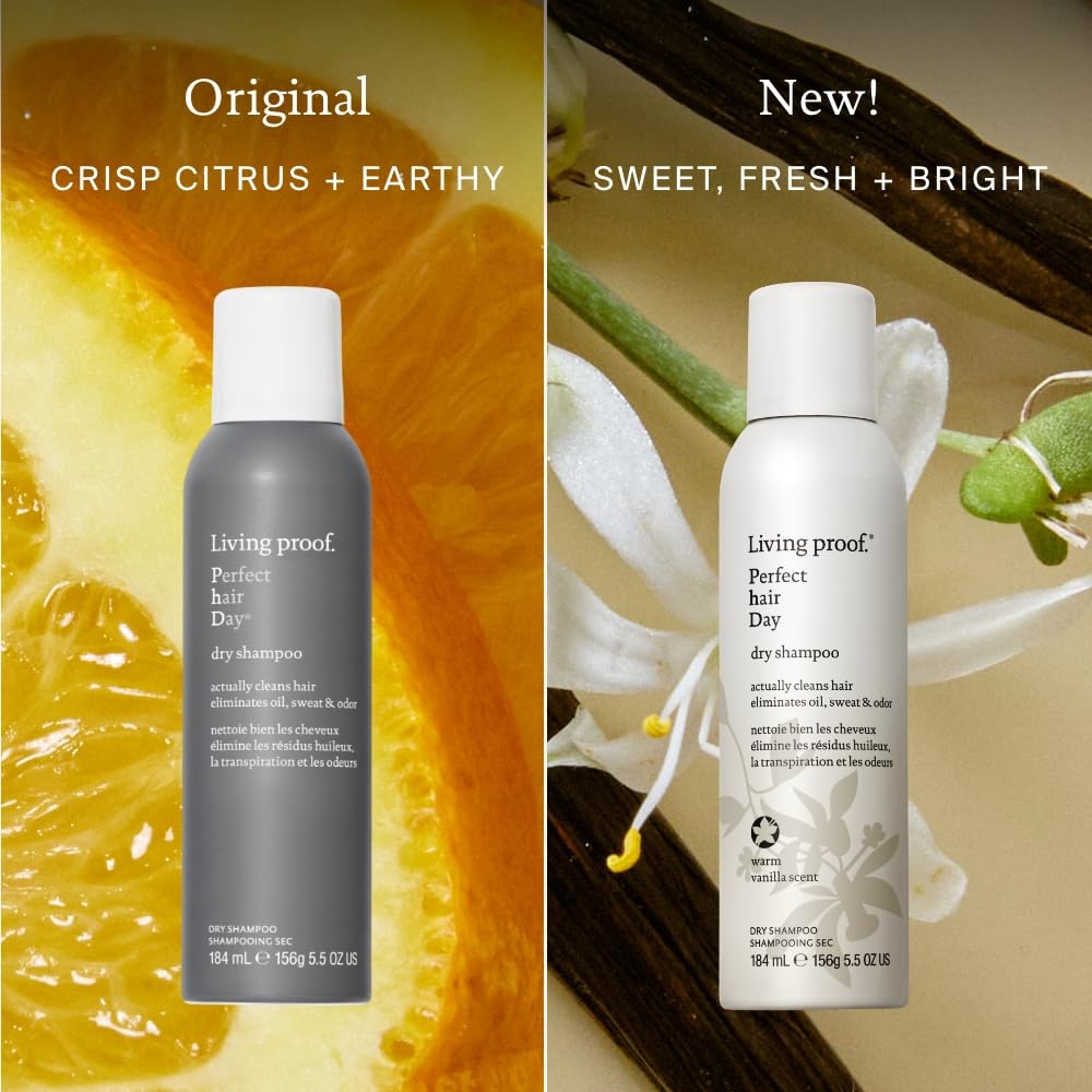 Living Proof on bathroom vanity with warm lighting emphasizing scent appeal