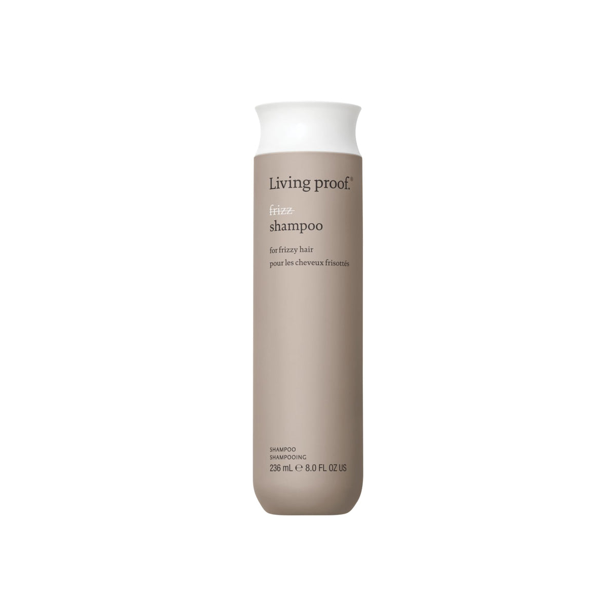 Living Proof front packaging showing clean label and 8 oz size for easy identification