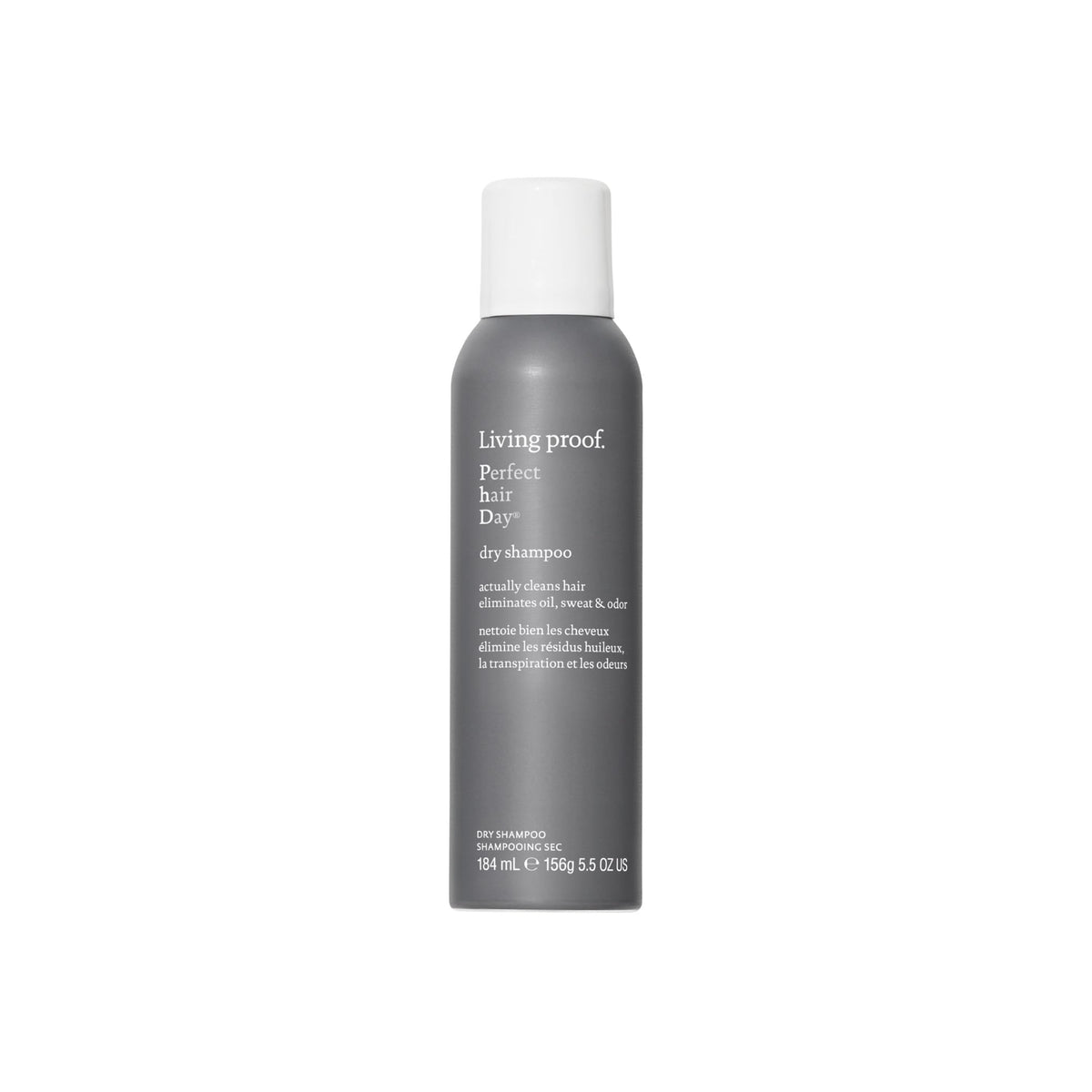 Living Proof bottle front packaging showing brand and clean styling benefit