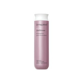 Living Proof front packaging showing bottle and brand, highlights repair benefit