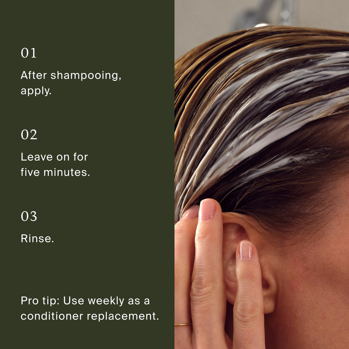 Living Proof styled hair outdoors showing healthy, shiny finish