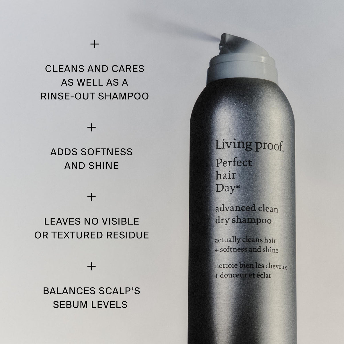 Living Proof fine mist texture close-up for lightweight application