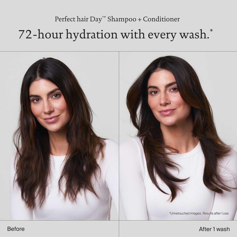 Living Proof hair texture closeup demonstrating hydrated shine