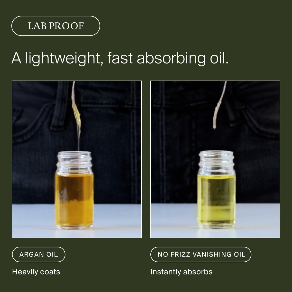 Living Proof bottle staged on bathroom vanity for everyday styling benefit