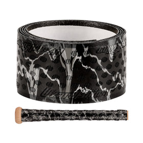 Lizard Skins grip front view showing carbon camo pattern and length for clean installation