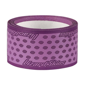 Lizard Skins front packaging showing violet purple grip and included tape, clear product details