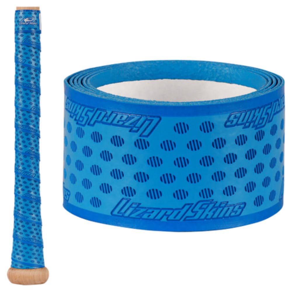 Lizard Skins DSP Ultra front packaging showing Polar Blue grip and length benefit