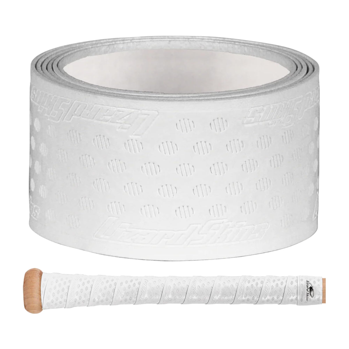 Lizard Skins DSP Ultra front packaging showing diamond white grip and features