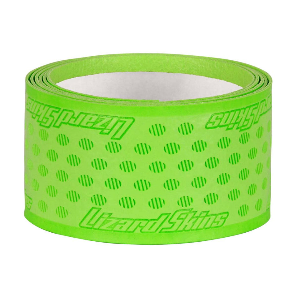 Lizard Skins DSP Ultra front packaging showing Lucky Green grip and included tape for quick install