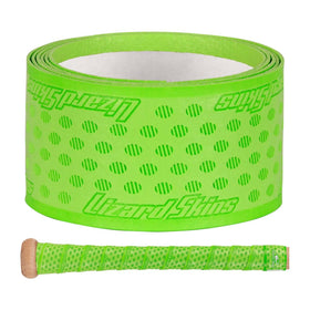 Lizard Skins DSP Ultra wrapped on bat in use demonstrating secure hold and reduced vibration
