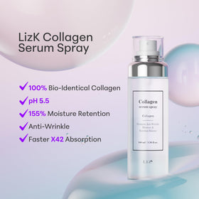 LIZK fine mist spray in use providing instant hydration