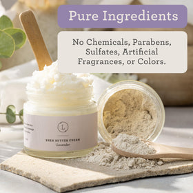 lizush facial clay mask and towel setup showing gentle cleansing benefit