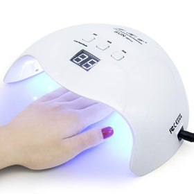 LKE lamp front view showing compact design and fast curing benefit