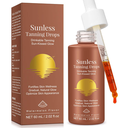 LLIOBGV front bottle view showing product and branding, promotes easy sunless tanning