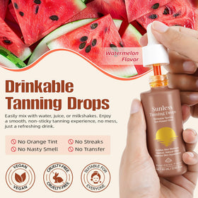 LLIOBGV added to a smoothie, illustrates flavorful watermelon option for consumption