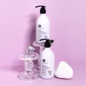 L LUSETA conditioner creamy texture close-up for detangling and smoothness