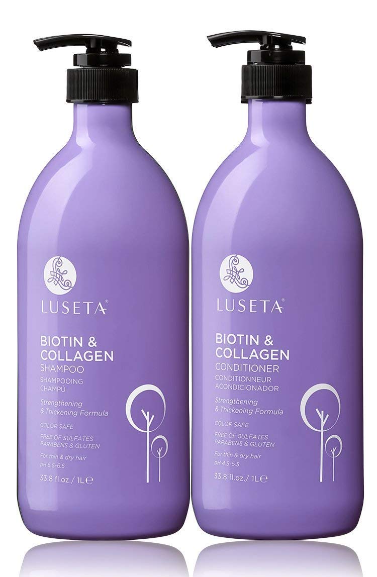 L LUSETA front packaging duo showing both 33.8oz bottles and brand clarity