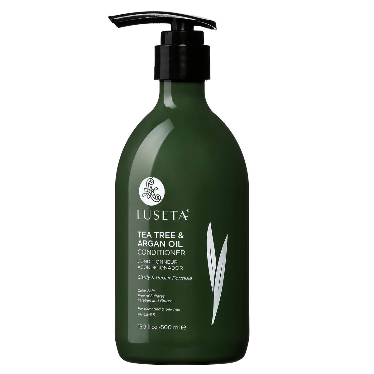 L LUSETA front packaging showing bottle and brand for clear selection