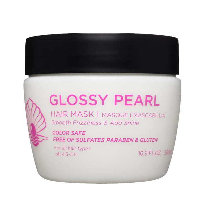 L LUSETA front packaging showing jar and glossy finish benefit