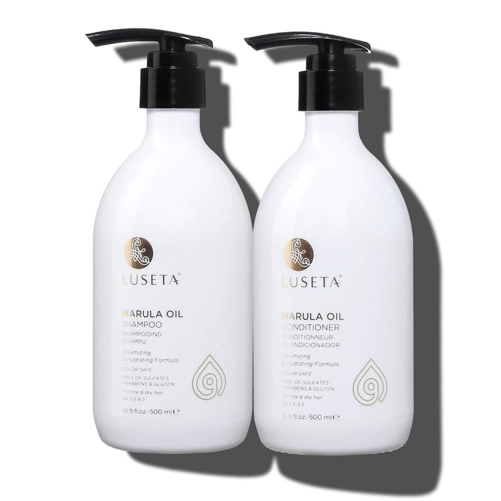 L LUSETA front packaging showing both 16 fl oz bottles and brand clarity