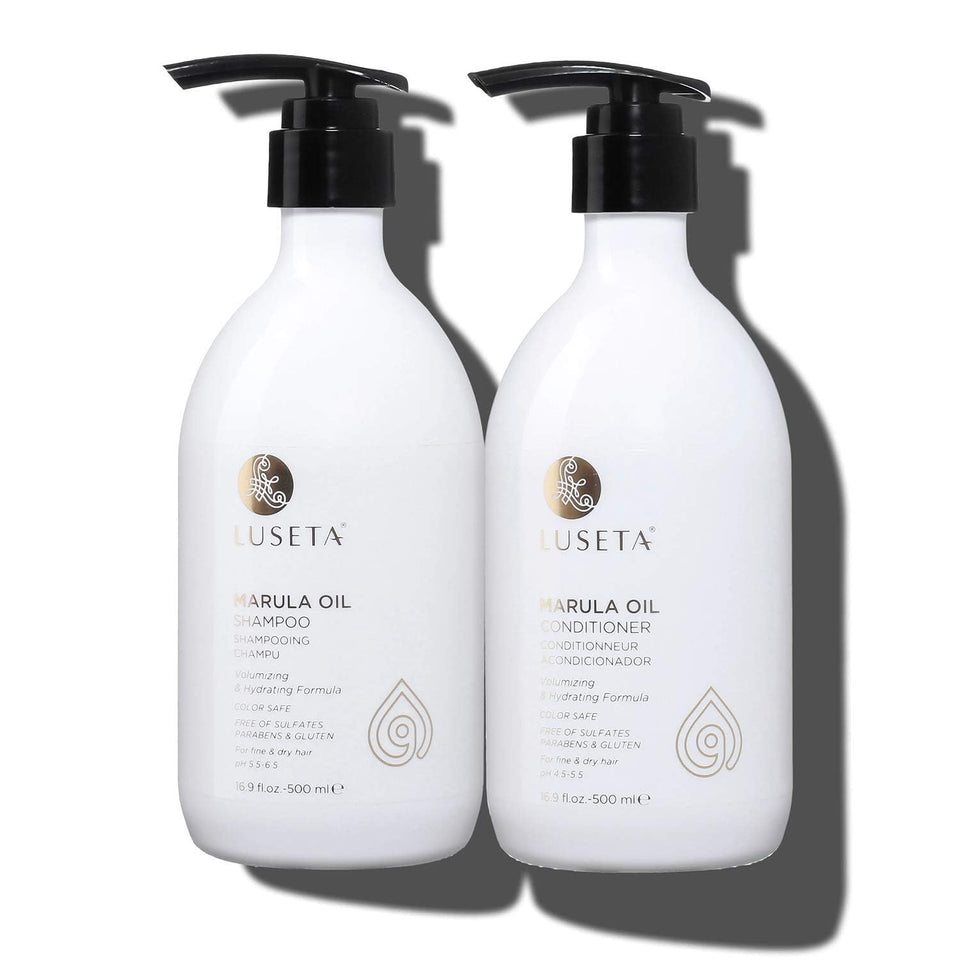 L LUSETA front packaging showing both 16 fl oz bottles and brand clarity