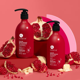 L LUSETA product label showing sulfate-free paraben-free badge for gentleness