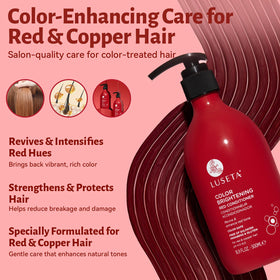 L LUSETA shampoo lathered in hand to show gentle foam and safe cleansing