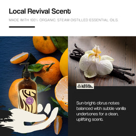 Local Revival creamy lather close-up illustrating gentle moisturizing benefit