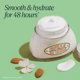 L'OCCITANE open jar close-up texture revealing creamy velvety consistency for smooth skin