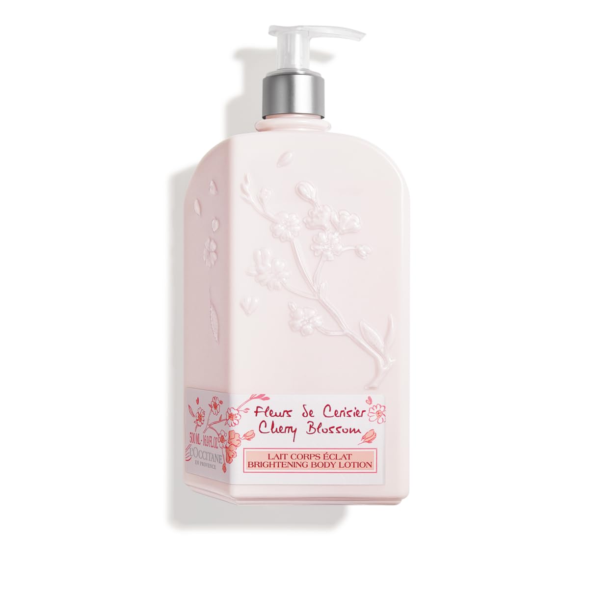 L'OCCITANE front packaging showing bottle and label for easy identification