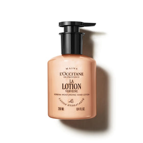 L'Occitane front packaging showing bottle and label, highlights freshness