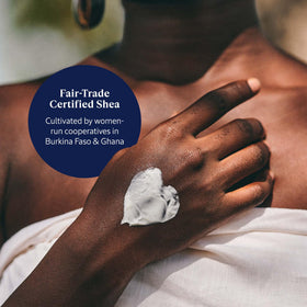 L'Occitane hand cream applied to hands in lifestyle scene for immediate softness