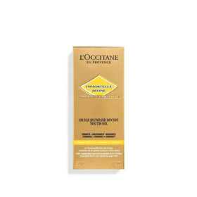 L'OCCITANE pipette revealing silky oil texture for quick absorption