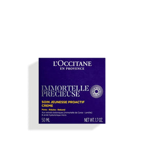L'OCCITANE cream texture close-up demonstrating silky hydration and smooth finish