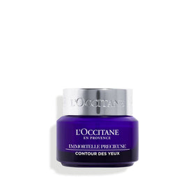 L'OCCITANE front packaging of Immortelle Precious Eye Contour, elegant protective design