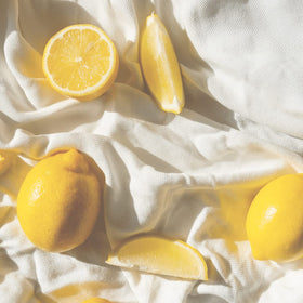L'OCCITANE verbena leaves lemons grapefruit highlighting natural extracts benefit