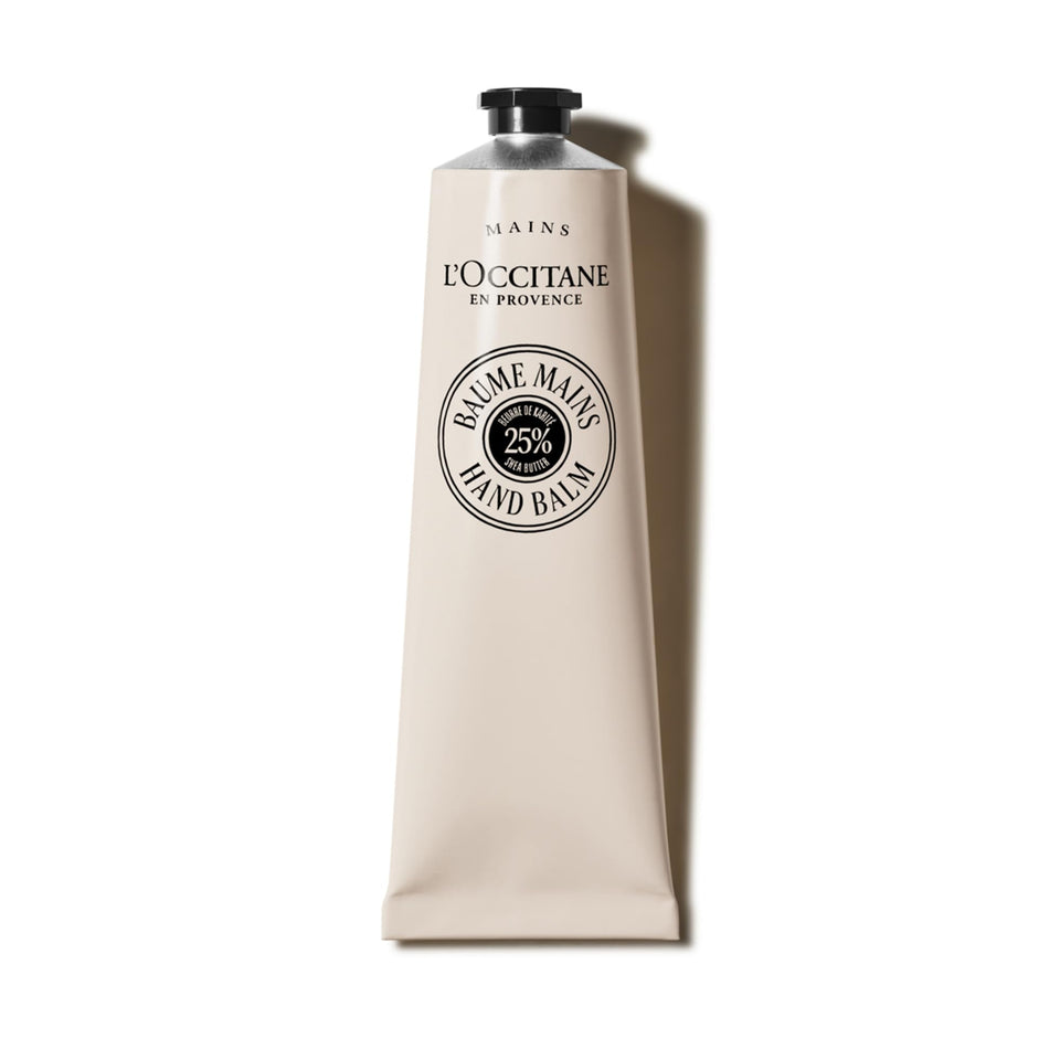 L'OCCITANE front tube view showing product packaging and premium quality