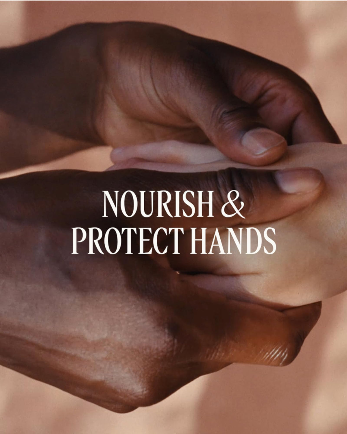 L'Occitane hand application demonstrating quick skin absorption and softness