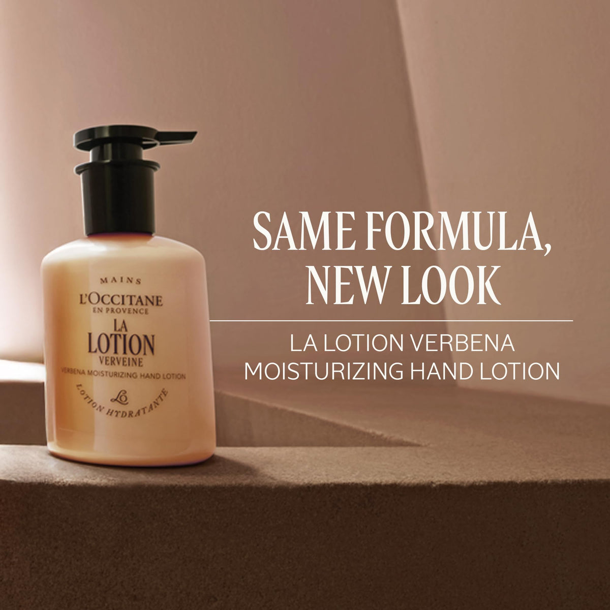 L'Occitane lotion texture on skin, demonstrates fast absorption