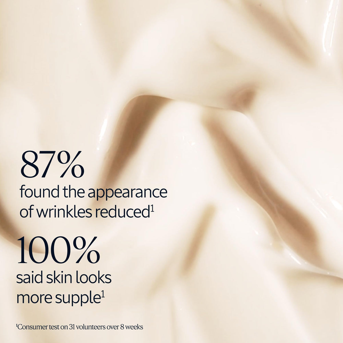 L'Occitane applying cream to hands to smooth wrinkles and nourish skin