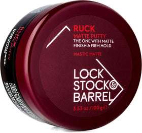 Lock Stock & Barrel jar front view showing label and compact packaging benefit