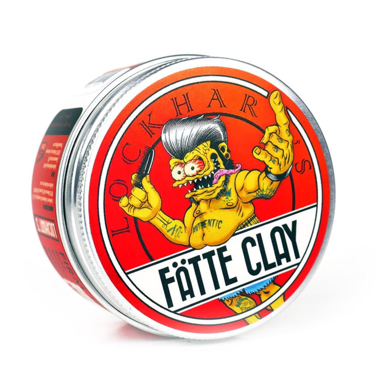 Lockhart's Fätte Clay front tin showing packaging and brand, conveys premium hold