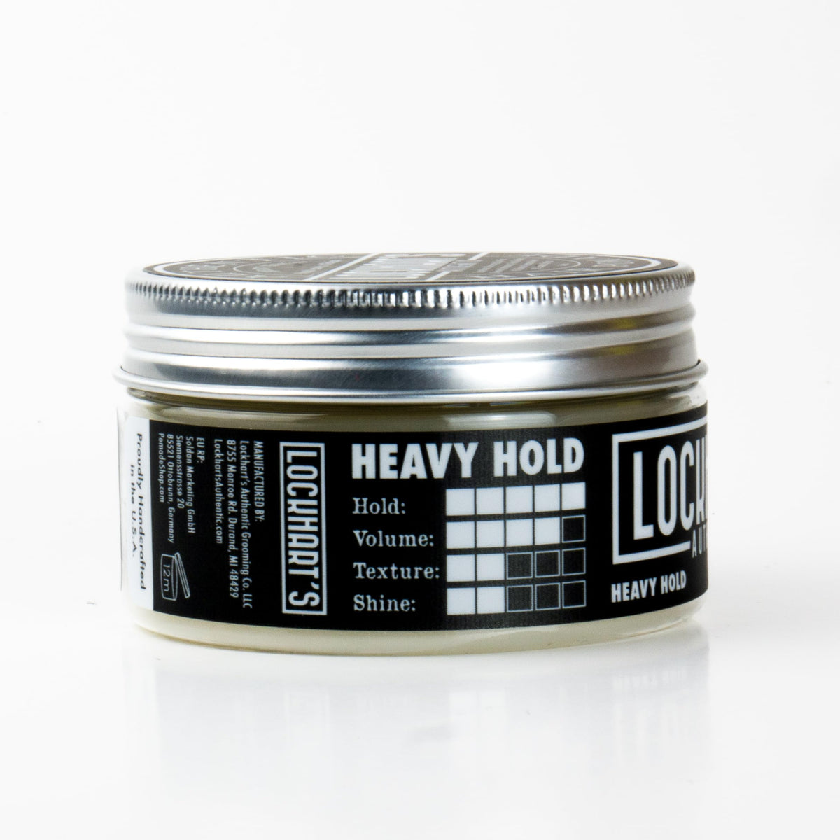 Lockhart's pomade texture close-up demonstrating smooth application