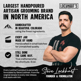 Styled matte haircut demonstrating Lockhart's paste natural, low-shine finish
