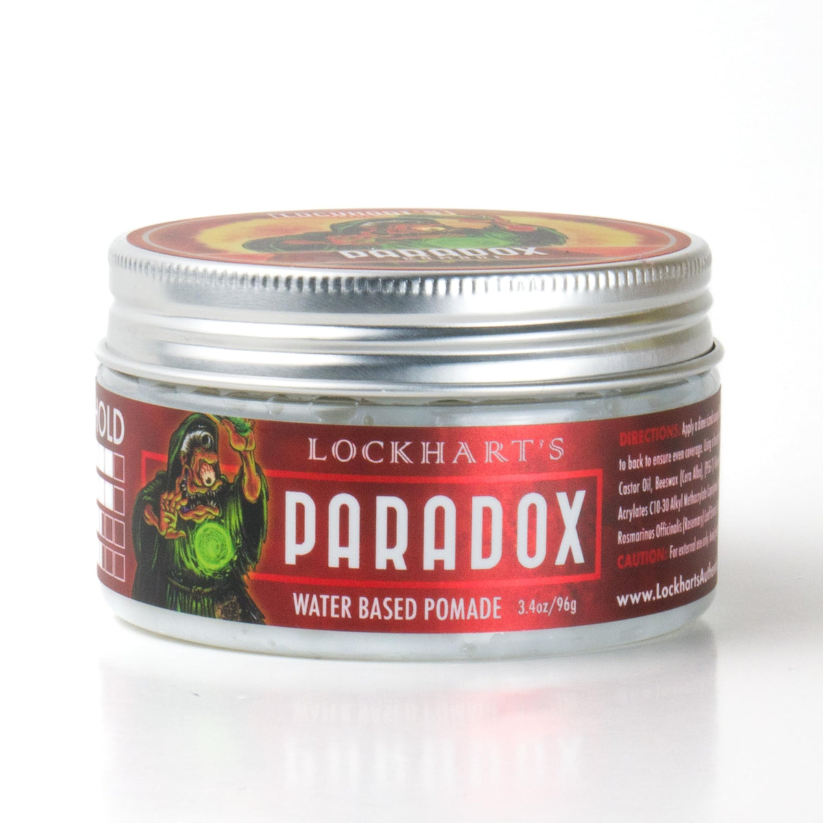 Lockhart's label close-up highlighting handcrafted origin and ingredient clarity