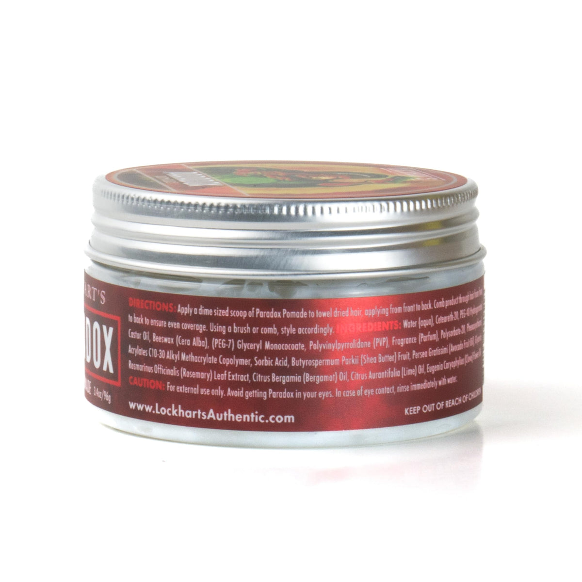 Lockhart's pomade on a bathroom shelf showing premium grooming routine benefit