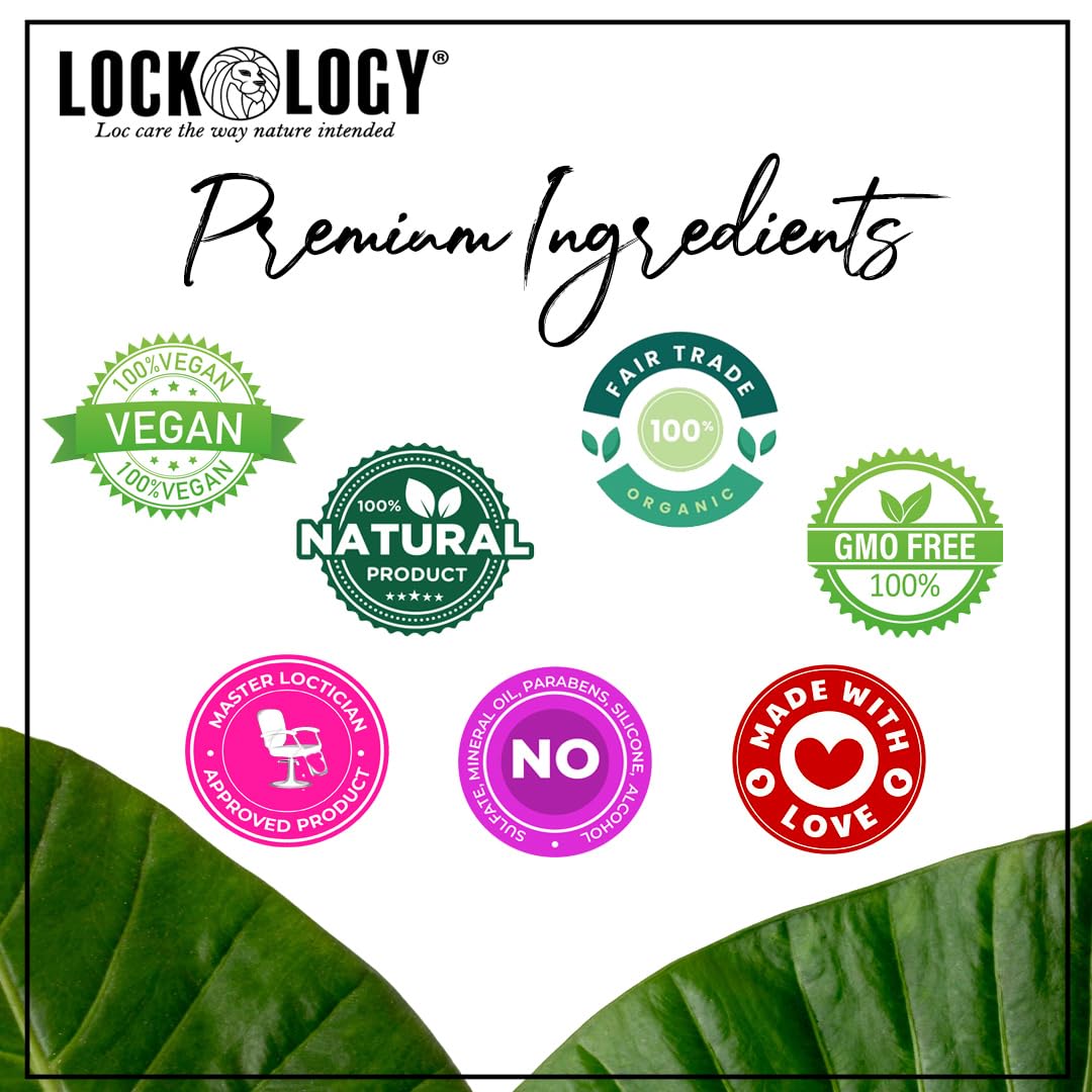 Lockology used in salon lifestyle scene for neat retwists