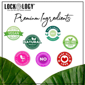 Lockology used in salon lifestyle scene for neat retwists