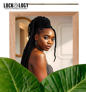 Lockology oil on dreadlock length illustrating softened, conditioned locs and shine
